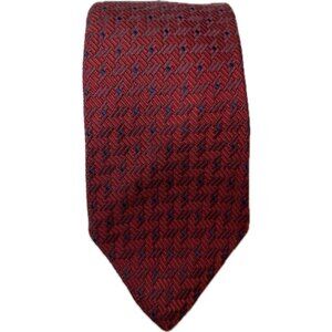 Lanvin Men’s Silk Red Tie Paris Made In France
